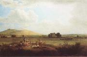 John glover Hayfield near Primrose Hill 1817 oil painting reproduction